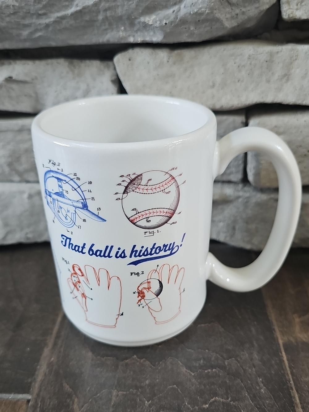 Vintage HF Coors That Ball Is History Baseball Mug - 16 oz.